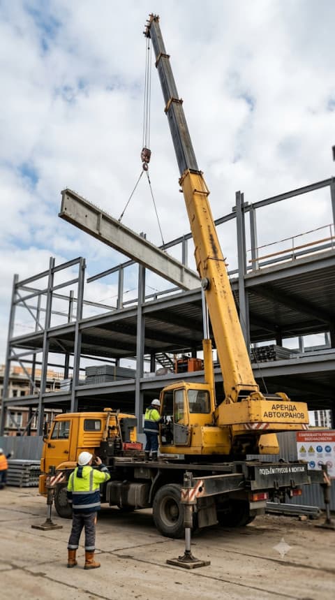 Аренда автокрана в Мариуполе любой подъём