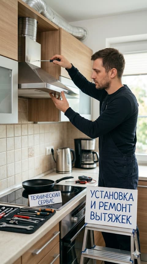 Установка и ремонт вытяжек в Мариуполе