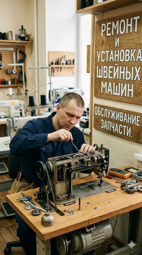 Ремонт швейных машин в Мариуполе