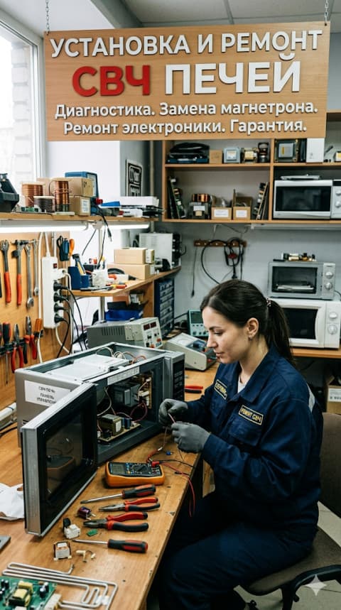 Ремонт и установка СВЧ печей в Мариуполе