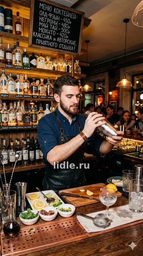 Бармен для бара и ресторана работа Мариуполь